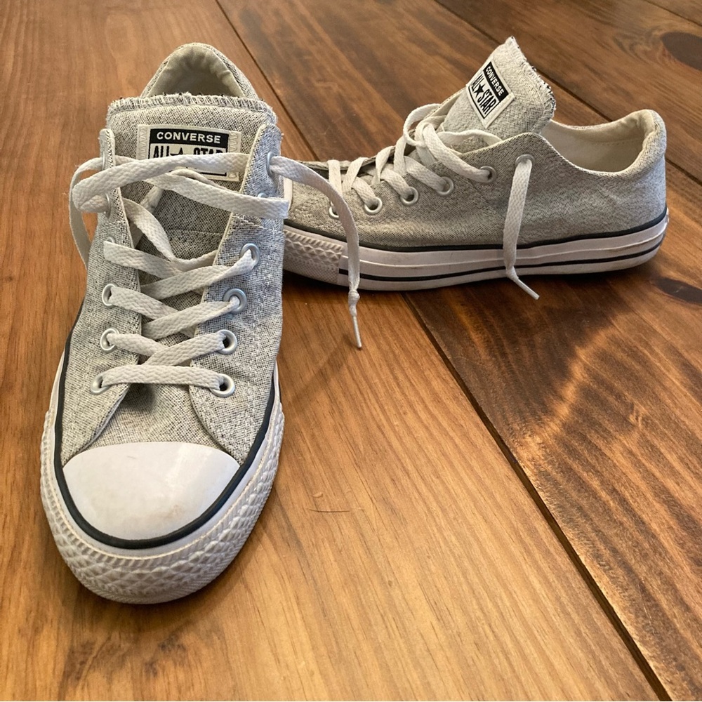 Converse Chuck Taylor All Star Heather Gray Low Top Shoes